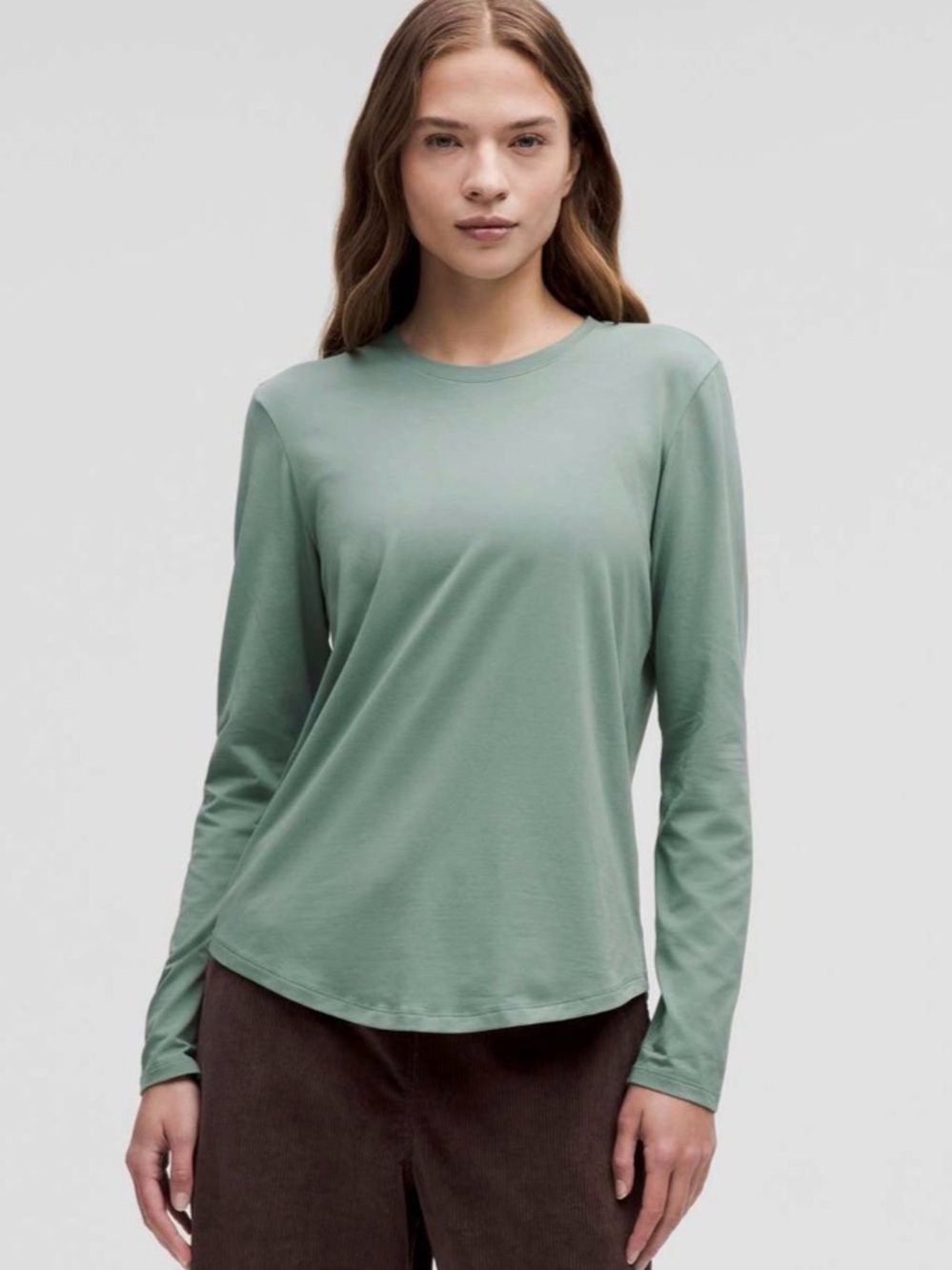 Lululemon Love Long-Sleeve Shirt in Crater Blue NWT Sz 8